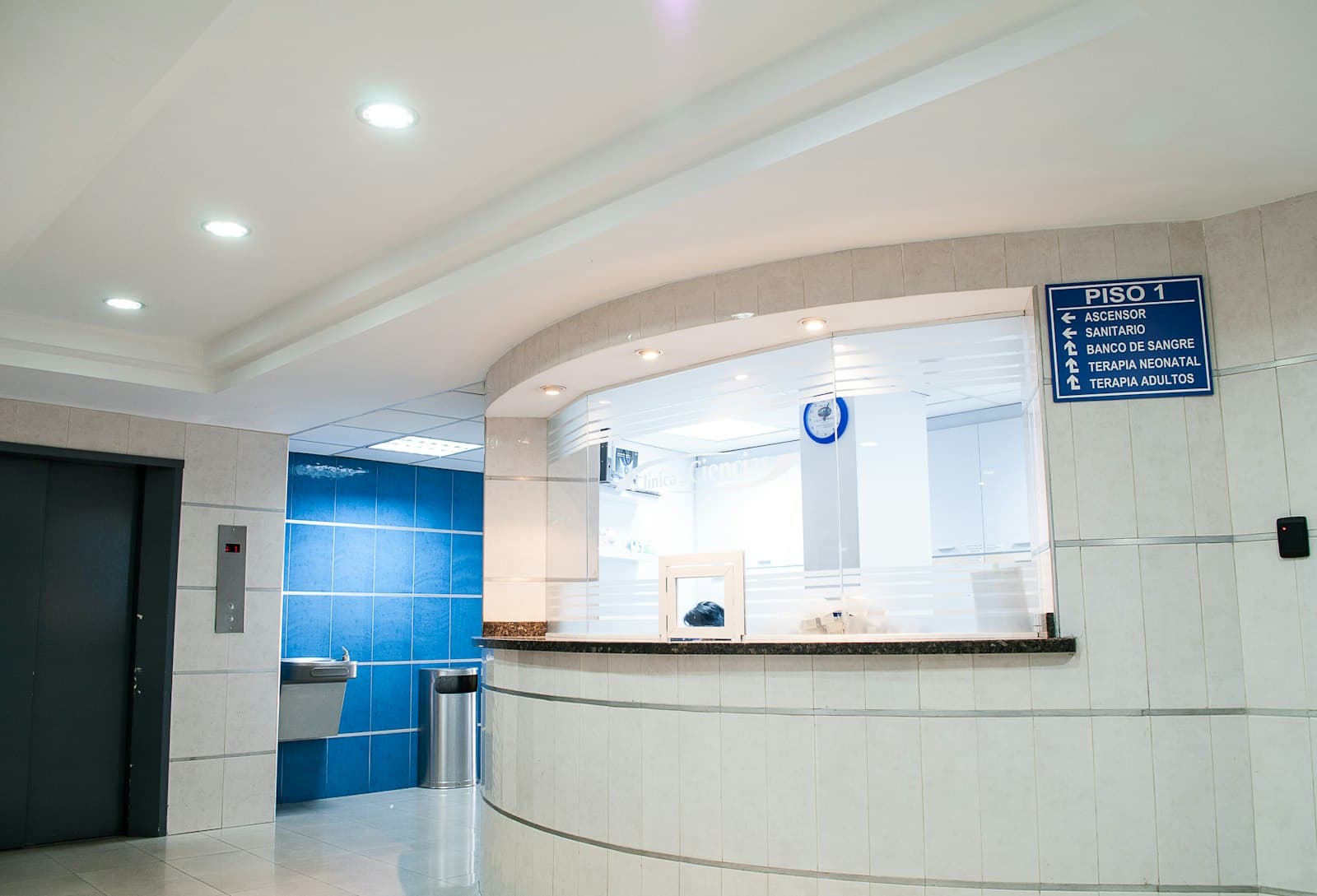 Clinic corridor photographed for a regional healthcare website