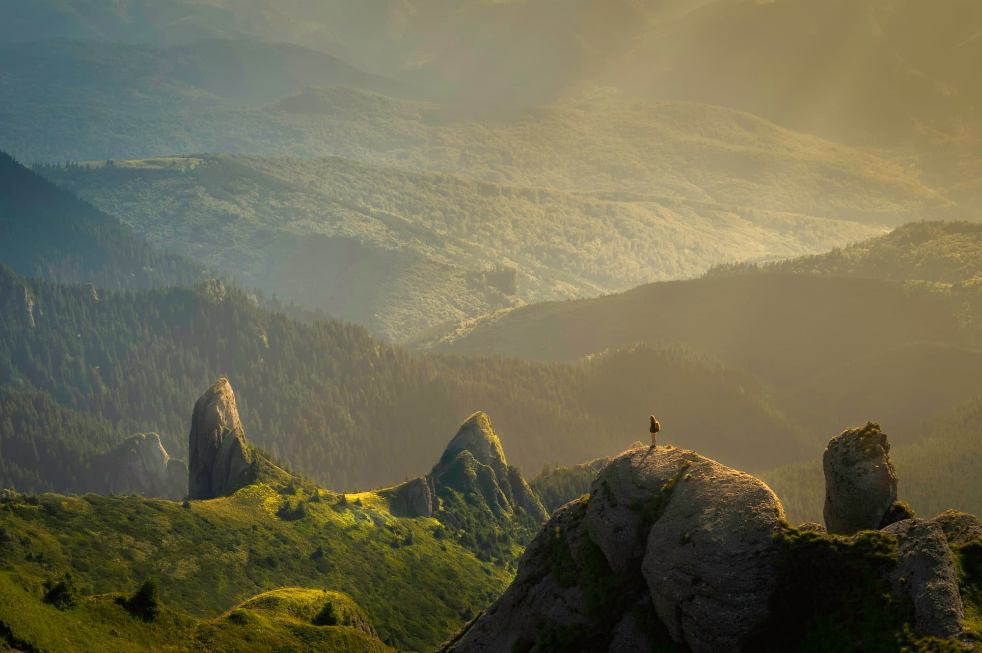 Open landscape used as a backdrop for on-location commercial production